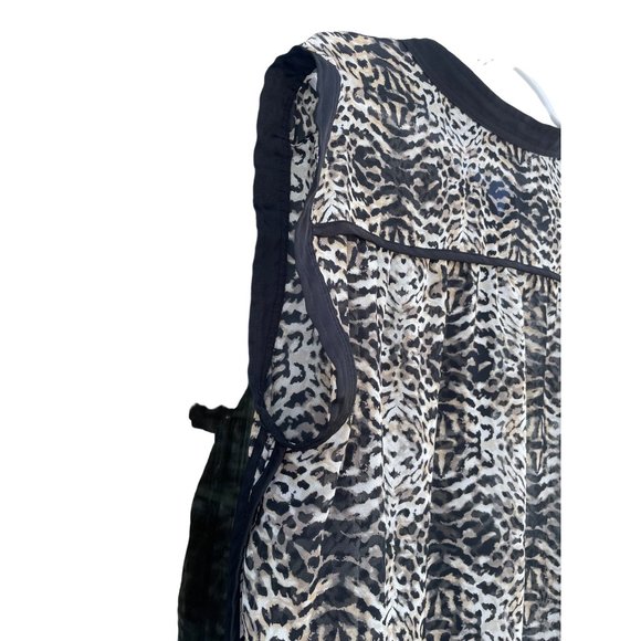 A.N.A Women's petite XL Ana Animal Print flowy Top - Picture 9 of 9